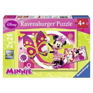 Ravensburger (09047) - "A Day with Minnie" - 24 pieces puzzle
