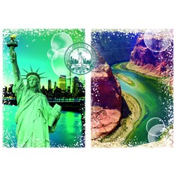 Grafika (T-00212) - "United States of America" - 1000 pieces puzzle