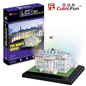 Cubic Fun (L504H) - "The White House" - 56 pieces puzzle