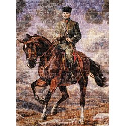 Art Puzzle (4406) - "Ghazi Mustafa Kemal Atatürk" - 1000 pieces puzzle
