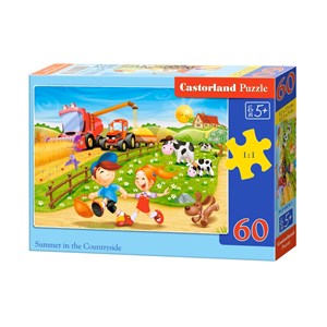Castorland (B-06878) - "Summer in the Countryside" - 60 pieces puzzle