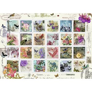 Ravensburger (19607) - "Stamp collection" - 1000 pieces puzzle