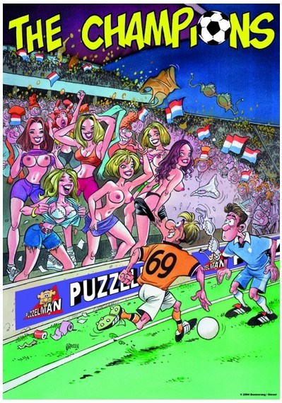 PuzzelMan (003) - "Sexy Fans" - 1000 pieces puzzle