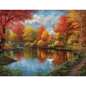 SunsOut (69621) - Abraham Hunter: "Autumn Tranquility" - 1000 pieces puzzle