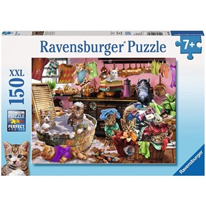 Ravensburger (10031) - "Cats in the Kitchen" - 150 pieces puzzle