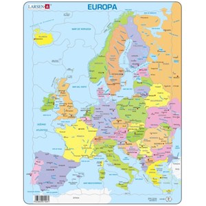 Larsen (A8-ES) - "Europe - ES" - 37 pieces puzzle