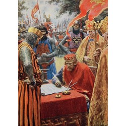 Falcon (11078) - "The Signing of the Magna Carta" - 1000 pieces puzzle