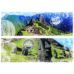 Grafika (T-00230) - "Chile and Peru" - 1000 pieces puzzle