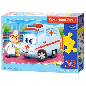 Castorland (B-03471) - "Ambulance Doctor" - 30 pieces puzzle