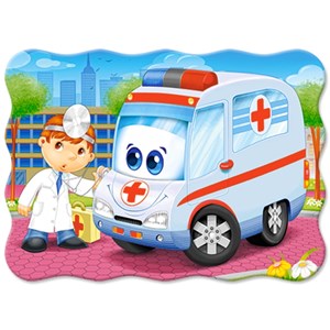 Castorland (B-03471) - "Ambulance Doctor" - 30 pieces puzzle