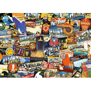 Ravensburger (19212) - "On the Road!" - 1000 pieces puzzle