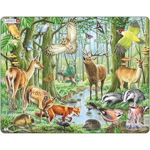 Larsen (FH17) - "European Forest" - 40 pieces puzzle