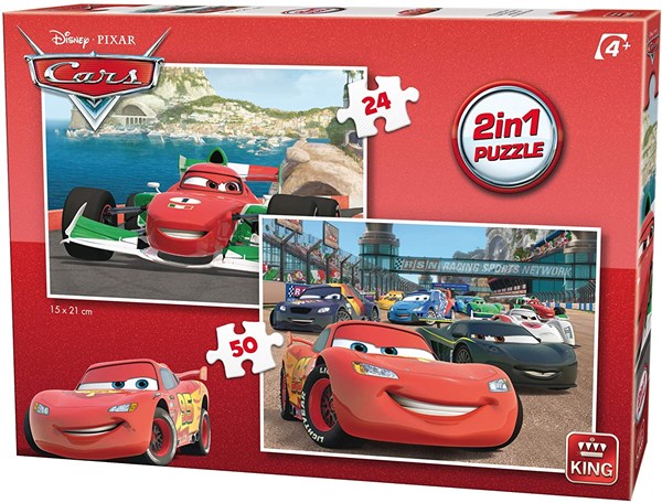 King International (05415) - "Cars" - 24 50 pieces puzzle