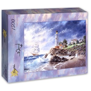 Grafika (T-00511) - Dennis Lewan: "Anchor Cove" - 1500 pieces puzzle