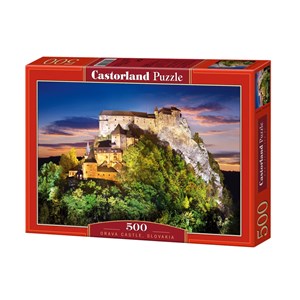 Castorland (B-51489) - "Orava Castle, Slovakia" - 500 pieces puzzle