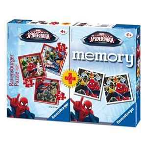 Ravensburger (07359) - "Spiderman + Memory" - 25 36 49 pieces puzzle