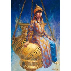 Educa (14723) - Kamil Aslanger: "Oil Lamp" - 500 pieces puzzle