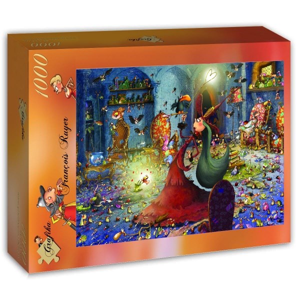 Grafika (T-00484) - François Ruyer: "Witch" - 1000 pieces puzzle