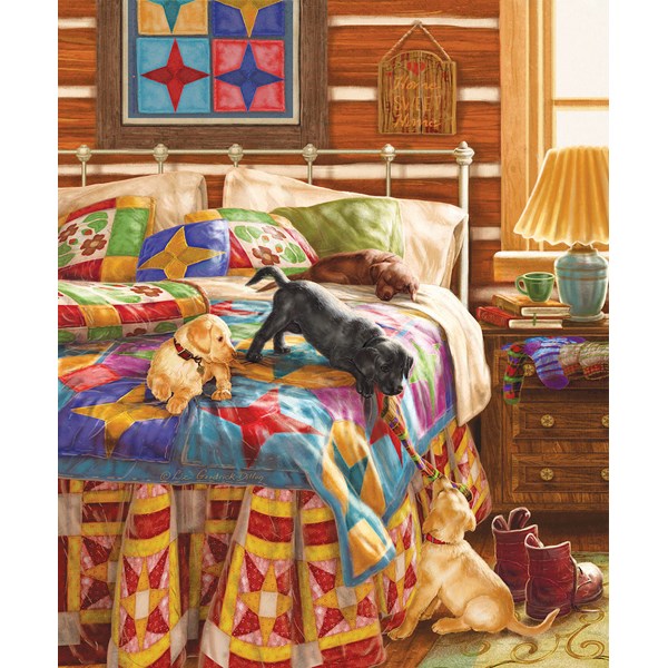 SunsOut (59782) - Liz Goodrick-Dillon: "Bedtime Battle" - 1000 pieces puzzle
