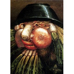 Grafika Kids (00215) - Giuseppe Arcimboldo: "The Greengrocer" - 24 pieces puzzle