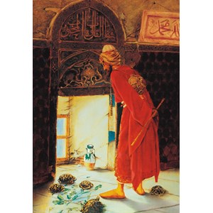 Educa (12986) - Osman Hamdi Bey: "Turtle Trainer" - 1500 pieces puzzle