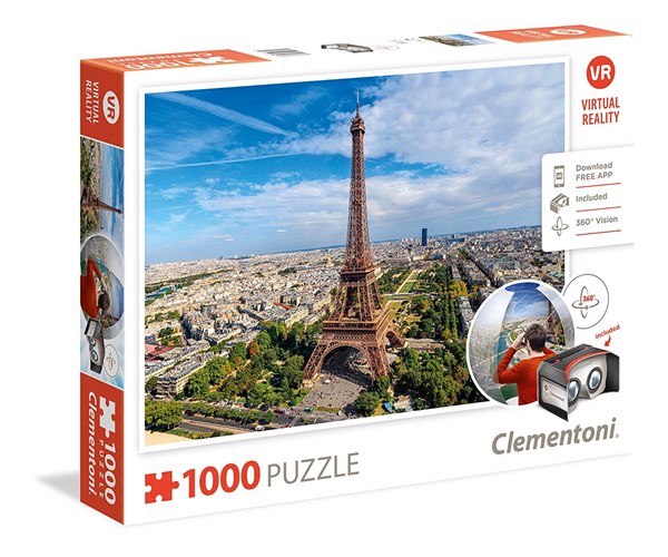 Clementoni (39402) - "Paris" - 1000 pieces puzzle