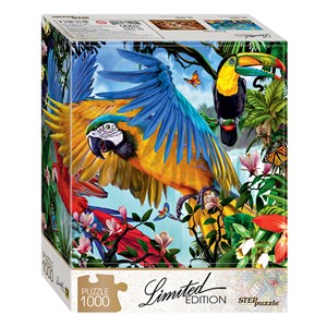 Step Puzzle (79804) - "Parrots" - 1000 pieces puzzle
