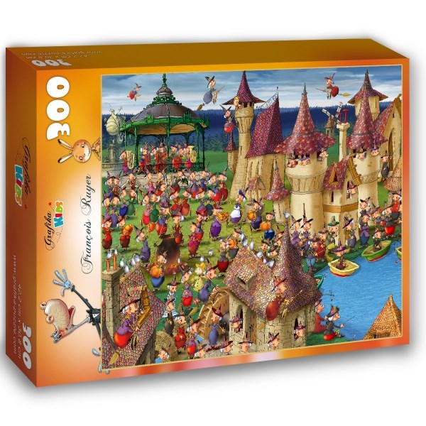 Grafika Kids (00889) - François Ruyer: "Witches" - 300 pieces puzzle
