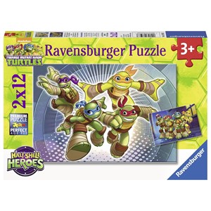 Ravensburger (07597) - "Ninja Turtles" - 12 pieces puzzle