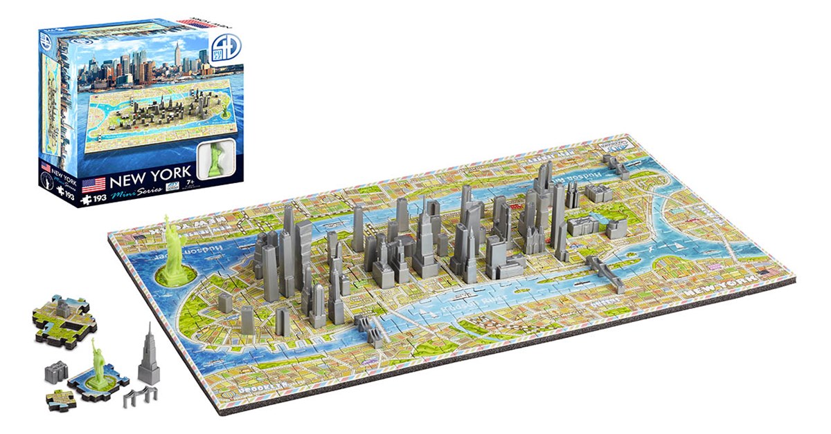 Acechar Desconocido Autorizar 4D Cityscape (70000) - "4D Mini New York" - 193 pieces puzzle