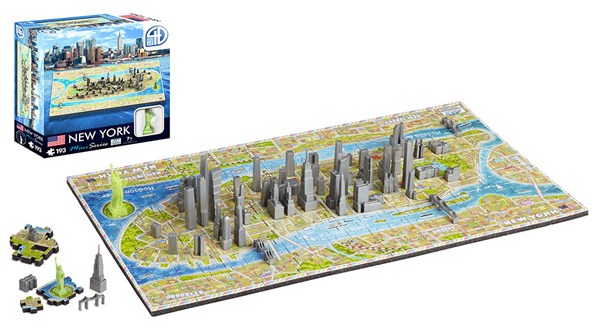 4D Cityscape (70000) - "4D Mini New York" - 193 pieces puzzle