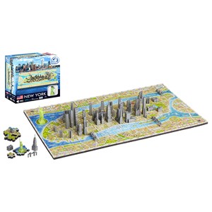 4D Cityscape (70000) - "4D Mini New York" - 193 pieces puzzle