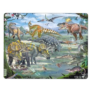 Larsen (FH31) - "Dinosaurs" - 65 pieces puzzle