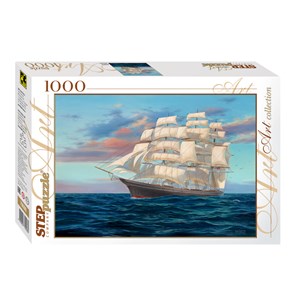 Step Puzzle (79096) - "Sailing Ship" - 1000 pieces puzzle