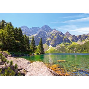 Castorland (C-102235) - "Morskie Oko Tatras Lake, Poland" - 1000 pieces puzzle