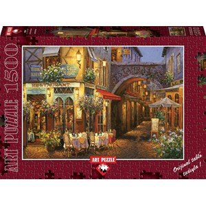 Art Puzzle (4632) - "Restaurant, Salon de Thé: Au Comte Roger" - 1500 pieces puzzle