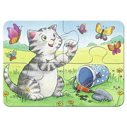 Ravensburger (06951) - "Cute Pets" - 2 4 6 8 pieces puzzle