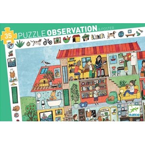 Djeco (07594) - "The House" - 35 pieces puzzle