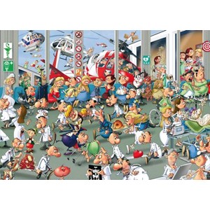 Piatnik (537240) - François Ruyer: "Accidents and Emergencies" - 1000 pieces puzzle