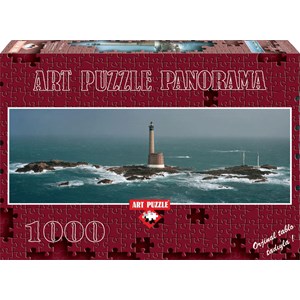 Art Puzzle (4341) - Philip Plisson: "Les Roches-Douvres Lighthouse" - 1000 pieces puzzle