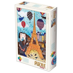 D-Toys (73730) - Kurti Andrea: "Paris" - 1000 pieces puzzle