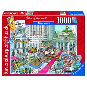 Ravensburger (19453) - "Rio de Janeiro" - 1000 pieces puzzle
