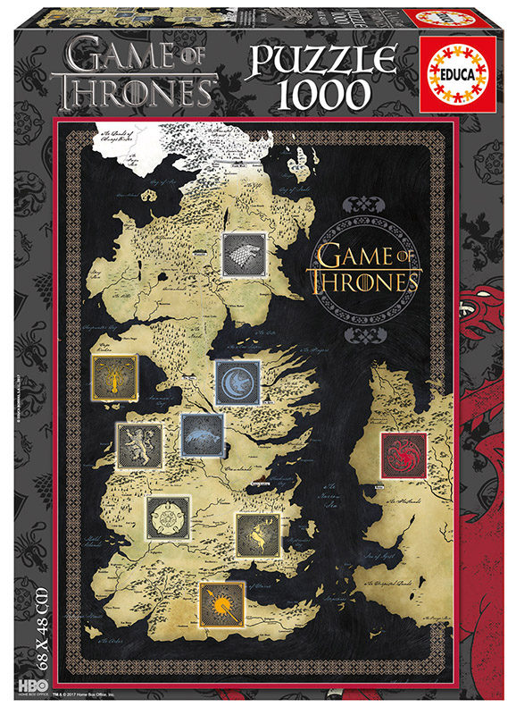 Puzzle game of online thrones