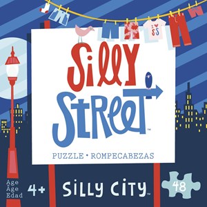 Buffalo Games (39602) - "Silly City (Silly Street)" - 48 pieces puzzle
