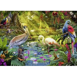 Ravensburger (19673) - "Bird Paradise" - 1000 pieces puzzle