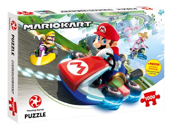 Winning Moves Games (44815) - "Super Mario, Mario Kart" - 1000 pieces puzzle