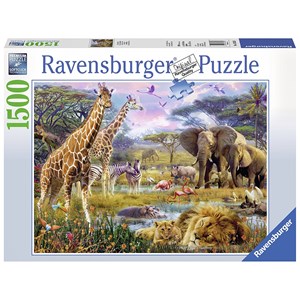 Ravensburger (16333) - "Colorful Africa" - 1500 pieces puzzle