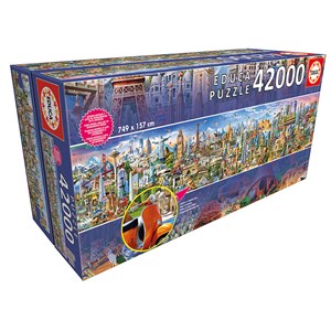Educa (17570) - "Around the world" - 42000 pieces puzzle