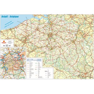 PuzzelMan (06107) - "Belgium map" - 1000 pieces puzzle