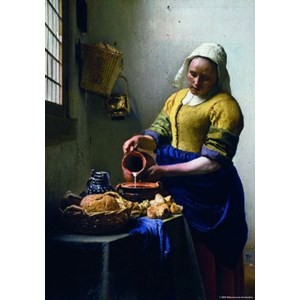 PuzzelMan (04012) - Johannes Vermeer: "The Milkmaid" - 210 pieces puzzle